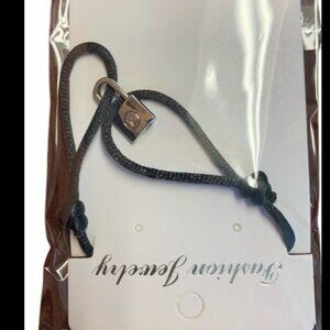 bracelet locked adjustable fashion black string